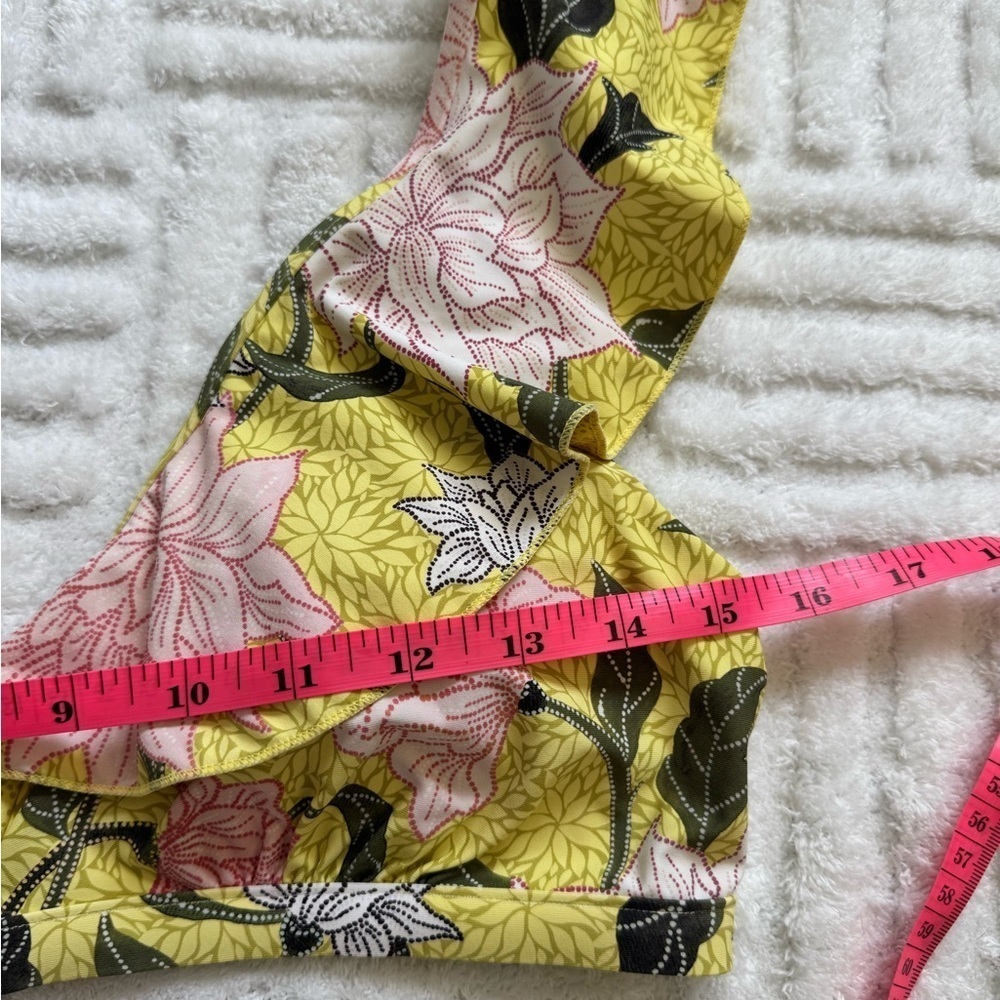 Seafolly Boheme Lime Light Bikini Set Bralette Flounce Top & Rio Bottom - Picture 12 of 15